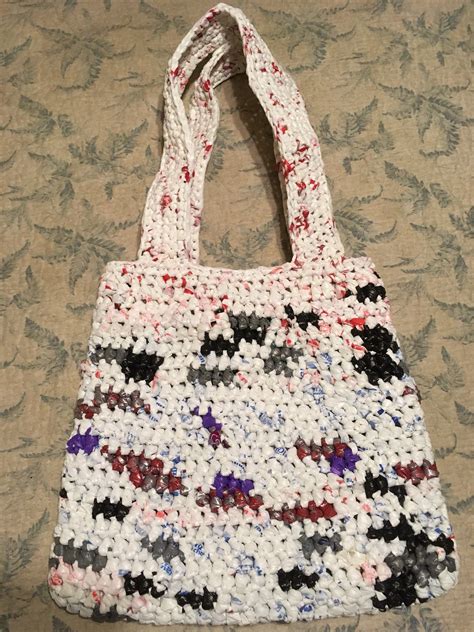 Multicolored Crochet Tote Bag 